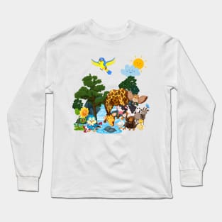Nature And Animals Long Sleeve T-Shirt